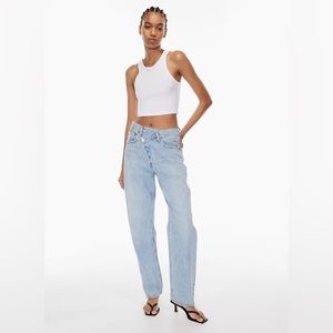 CRISS CROSS UPSIZED AGOLDE JEANS